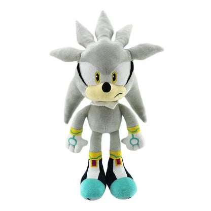 Hot 30CM High Quality Sonic Plush Toy Hedgehog Knuckles Tails Cute Cartoon Soft Stuffed Doll Birthday Gift for Children