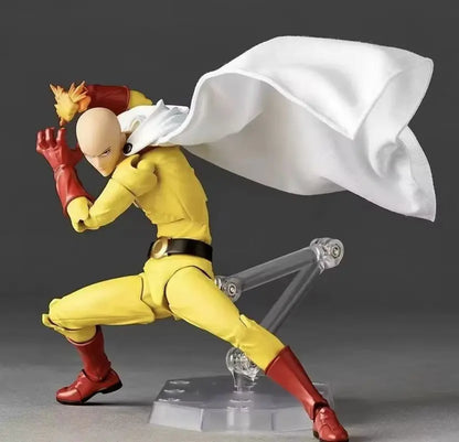 Hot One Punch Man Saitama Revoltech Amazing Yamaguchi Action Figure, In Stock Anime Collectible Model Toy, Perfect Gift In Stock