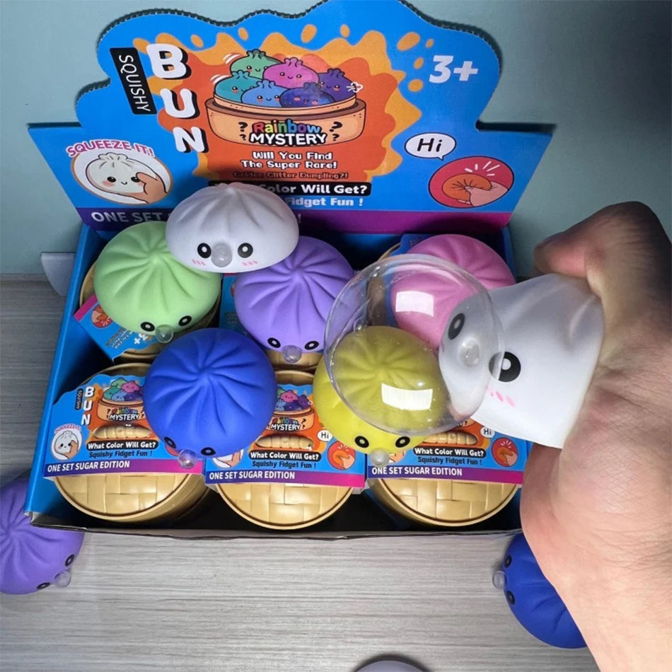 Trending blowing bubbles Toy, Soft Jelly Squeeze Stress Relief Fidget Toy, Relieve stress Sensory Need for Adults & Gift