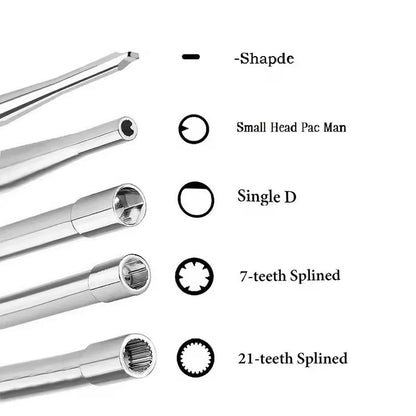 Carburetor carb Adjusting hand Tool Pac Man Double D Hexagon Hex Socket Screwdriver Driver Chainsaw Speed Adjustment Repair Tool