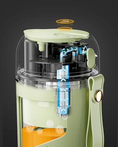 ZHENMI Portable Vacuum Juicer Crushed Ice Mixer Electric Mini Blender Fruit Vegetables Quick Juicing Kitchen Food Processor