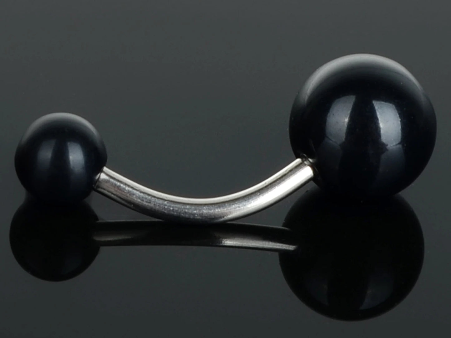 5pcs/lot Black White Sexy Belly Bars Body Piercing Button Ring Navel Barbell Jewerly Lip Piercing Unisex Fashion Jewelry