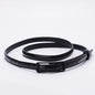Children Candy Color Belts 1.2cm Super-thin PU Waistbands Simple Solid Color Casual Belts Girl Apparel Accessories