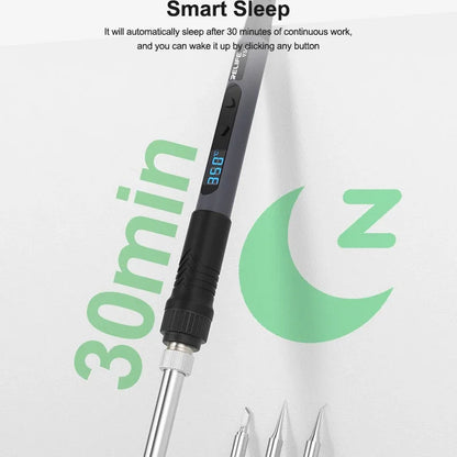 RELIFE 936 90W Intelligent Digital Display Portable Soldering Iron 120~550℃ Adjustable Supports 900M Series Soldering Iron Tips