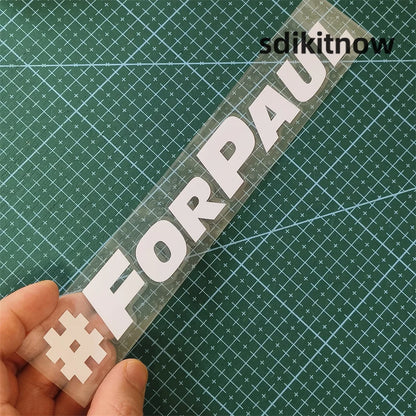 DIY AD Custom Text Sticker France English Chinese Japanese Character Hebrew WEBSITE Name Logo Car Window Door Decal Decoration