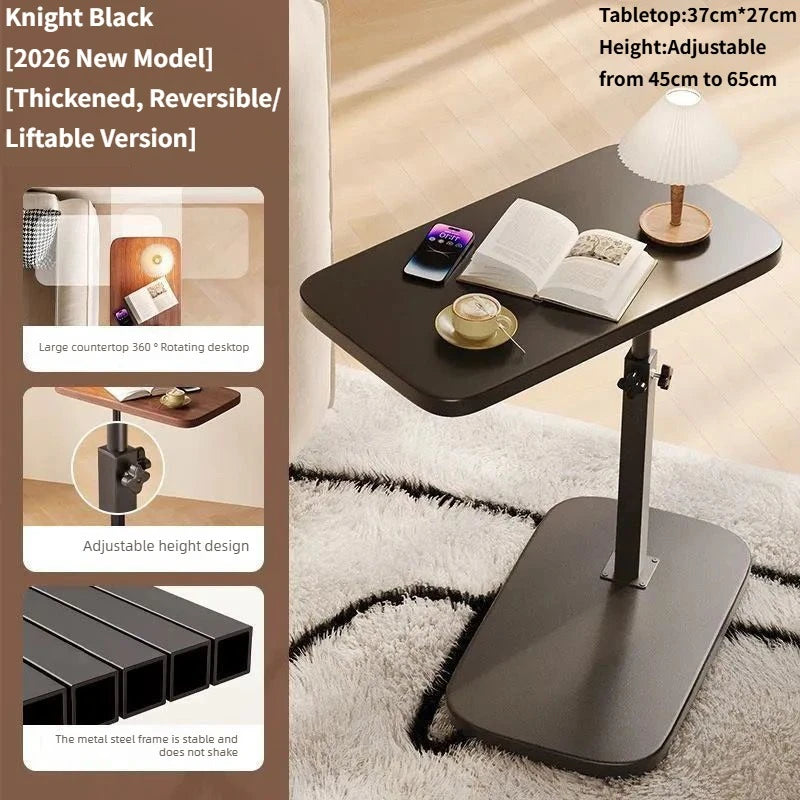 Multifunctional Lift Workstation For Small Space Computer Desk Foldable Bedside Table Adjustable Laptop Home Office Tea Table