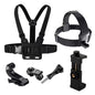 Roreta Action Camera Kit Head Strap Chest Strap phone holder for GoPro Phone Osmo Enhanced Stability Versatility stand