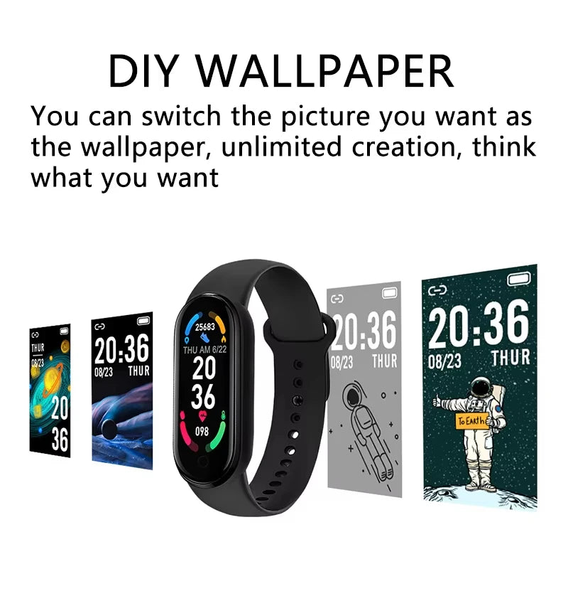 Lenovo Waterproof Smart Watch MenWomen Fitness Smart Bracelet Sports Band Heart Rate Blood Pressure Monitor Multi-function Watch