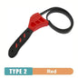 6inch Multifunctional Belt Wrench Oil Filter Puller Strap Spanner Chain Wrench Strap Opener Adjustable Disassembly Tool