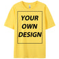 Personalized Custom Print Summer Y2K Team T-Shirt Cotton Casual Loose Short Sleeve Basics Fashion Tee Work Breathable Streetwear