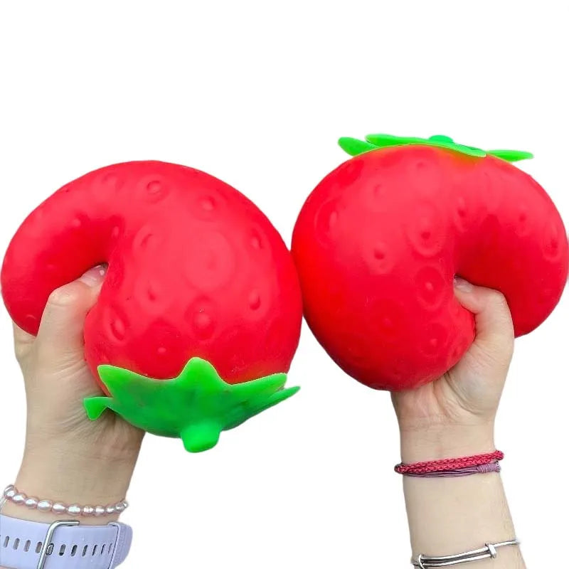 Super Jumbo Strawberry Squishy Toy Slow Rising Simulated Strawberry Antistress Anti-Anxiety Fidget Toys