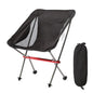 Portable Folding Camping Chair Full-Aluminum Frame Compact with Carry Bag Outdoor Hiking Fishing Backpacking