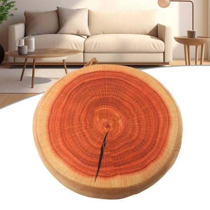 Cartoon Fruits Print Round Bar Chair Cushion Cover Anti-Slip Seat Cushion Slipcover Soft Stool Cushion Covers For Living Dining