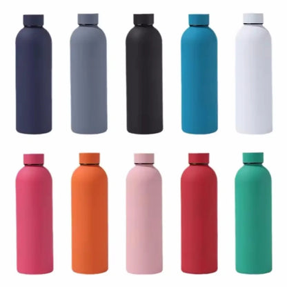 500ML Stainless Steel Thermos Portable Thermos Bottle Small Mouth Travel Mug Warm Keeping Water Bottle Mini Vacuum Flask