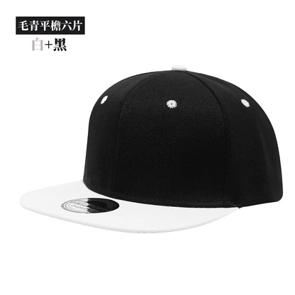 Custom Logo Snapback Caps Men Hip Hop Male Bone Baseball Cap Unisex Solid Color Cotton Adjustable Rock Band Flat Hats Visor Hat