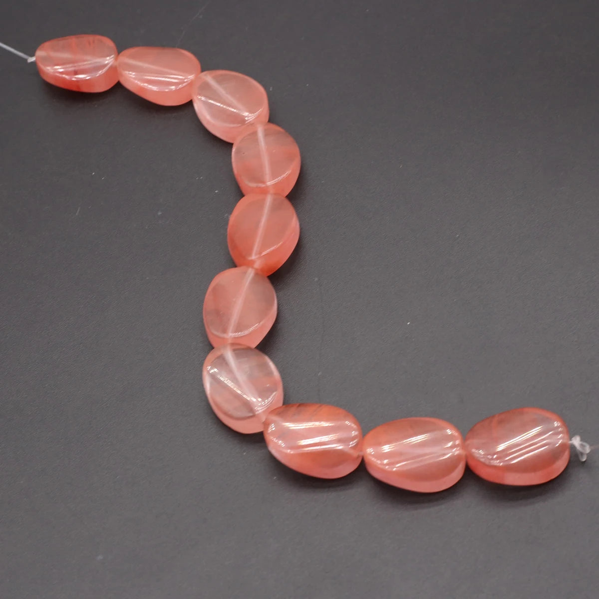 Natural Blue Turquoise Beads Faceted Natural Rose Quartzs Loose Spacer Beaded for Women DIY Jewerly Necklace Bracelet 19x14mm