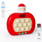 Electronic Pop Light Up Game Handle Toys for Children Adults Fidget Anti Stress Relief Toys Chases Light Game Console Xmas Gifts