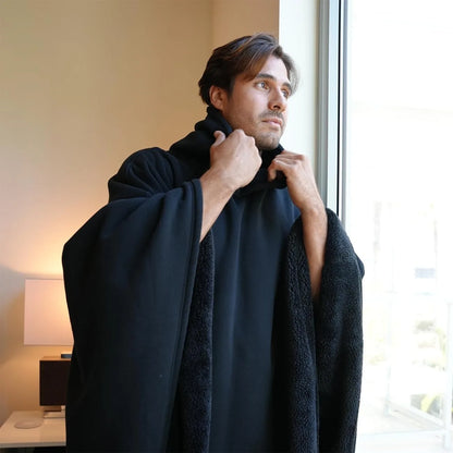 Eden Hoodie Unisex Oversized Hoodie Cloak light weight Super Warm Ultra-Soft Faux Fur Liner Winter Cloth Gift for Christmas