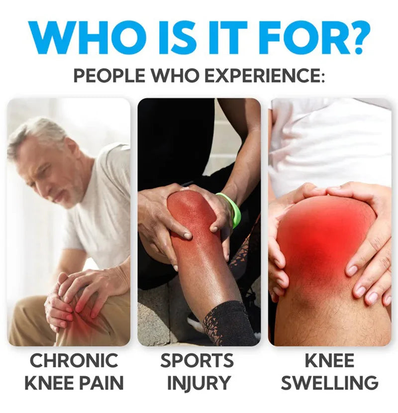 Knee Massager Smart Red Light and Massage Therapy for Swelling Stiff Joints Stretched Ligament and Muscles Injuries Gifts