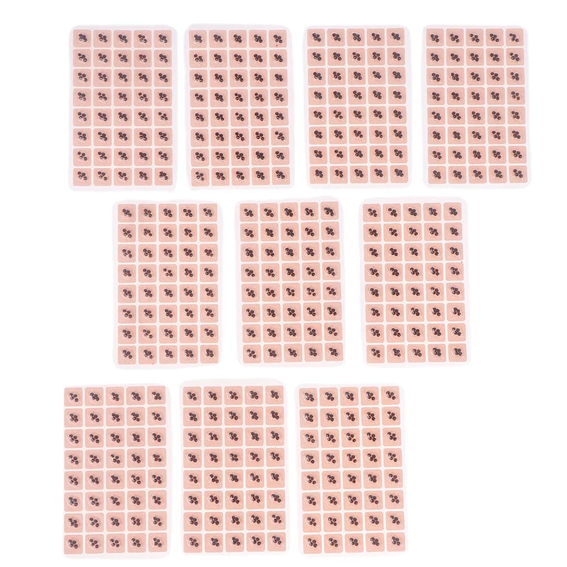 400patches Ear Care Seeds Acupuncture Auricular Disposable Ear Stickers Massage Therapy Needle Patch Auricular Auriculotherapy