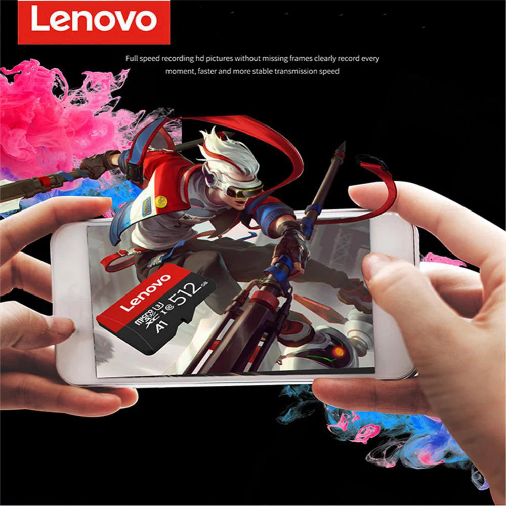 Lenovo High Speed Memory Card 1TB Cartao De Memoria 512GB Micro SD Card 256GB Class 10 TF Flash Card For Phone Tablet UAV NEW