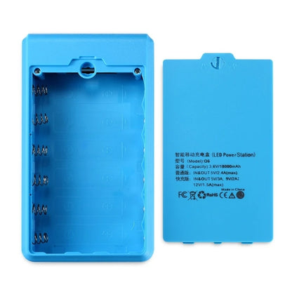 6*18650 Battery Holder Dual USB Power Bank Battery Box Mobile Phone Charger DIY Shell Case