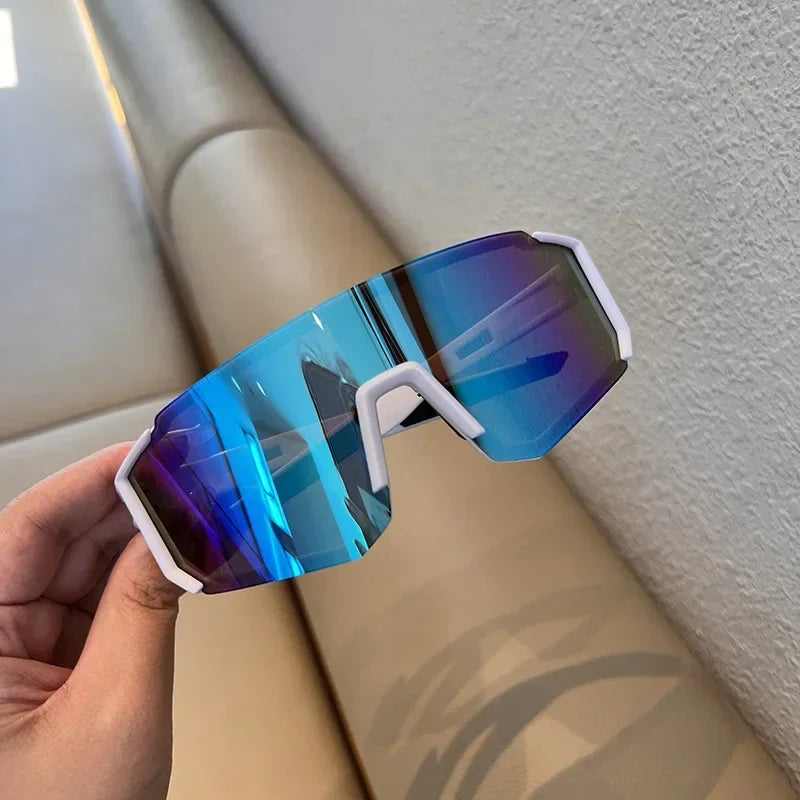 Oversized Outdoor Cycling Sunglasses UV Protect Glasses Bike Eyeglasses Sun Shades Sports Fishing Glasse Goggles UV400