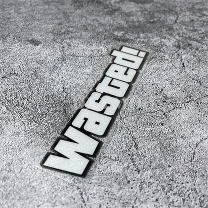 GTA Inspired Stickers, Block Font with Black Outline, Multi-color, Waterproof for Car, Fairing, Laptop & Gaming Gear
