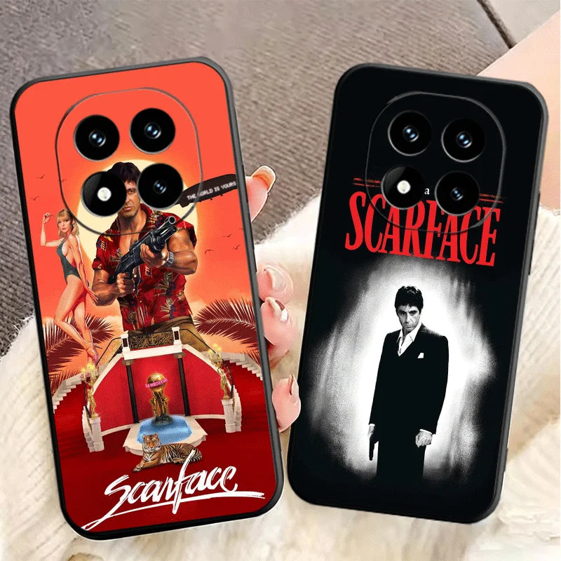 Scarface 1983 Al Pacino Soft Phone Case for Xiaomi Redmi Note 12 13 14 15 Pro Plus 11 12S 11S 11T 10 4G Black Cover Back Shell