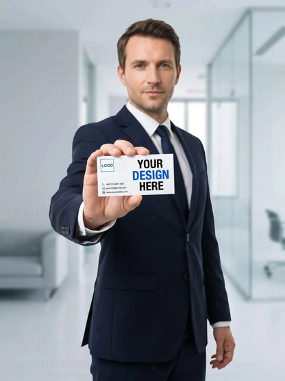 Custom Business Cards 50-1000PCS Personalized Double Sided Full Color Printing 300GSM Matte Paper Professional Name Cards