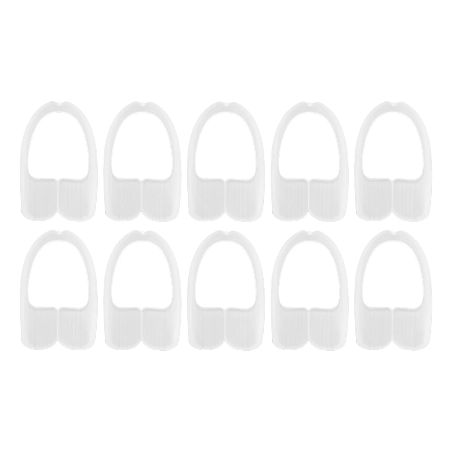 10pcs Dental Night Guard Rubber Athletic Protection Mouth Clenching Guard for Grinding Teeth Sleeping Devices Snoring Stopper