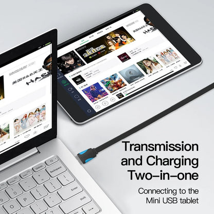Vention Mini USB Cable Mini USB to USB Fast Charging Data Cable For Cellular Phone Digital Camera HDD MP3 MP4 Player Tablets GPS