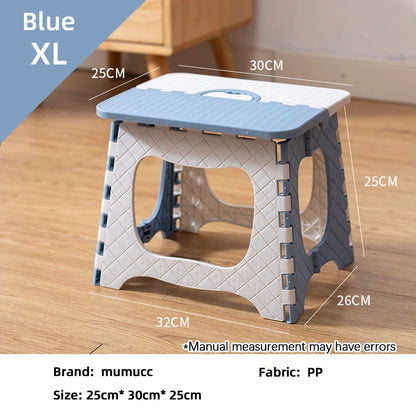 The Home Low Stool, Outdoor Small Stool,Foldable Stool, Suitable for Living Room, Kitchen, and Bathroom, Portable Travel Stool