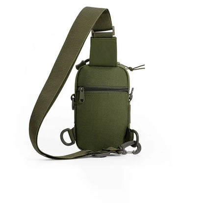 Outdoor Water Bottle Waist Bag Phone Crossbody Storage Pouch Camping Cycling Chest Bag Multifunctional Tactical Chest Bag Men's