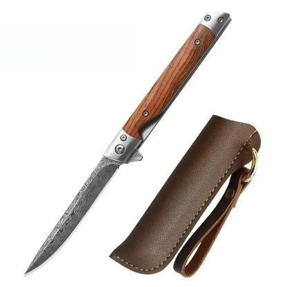 Multi-functional folding knife, convenient small knife for outdoor camping, high-hardness fruit knife