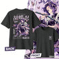 Demon Slayer Kochou Shinobu Pure Cotton T-shirt for 2026 Summer Kids/Men's/Women's Fashion Casual Cosplay Short Sleeved T-shirt