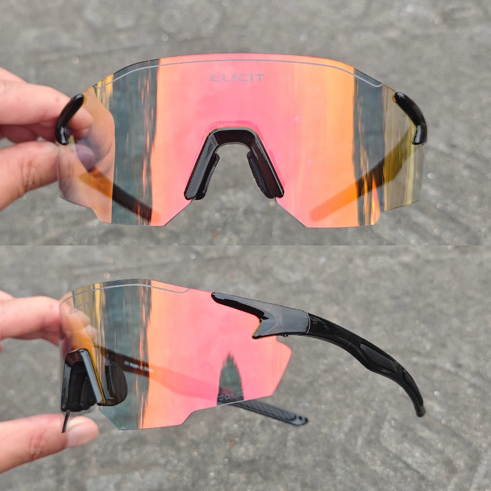 Karos Photochromic Cycling Glasses UV400 Protection Sunglasses Day Night Use Eyewear For Bicycles Fishing Driving Outdoor Hiking