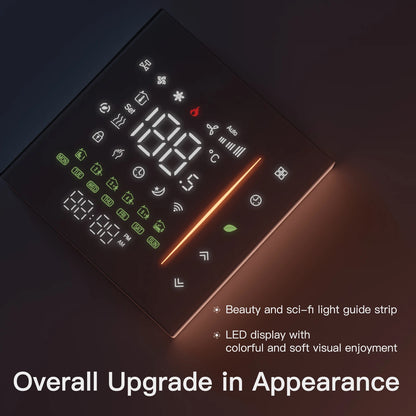 Moes Tuya Zigbee Thermostat Room Temperature Controller of Water/Electric Floor Heating Gas Boiler Humidity Support Alex 5A/16A