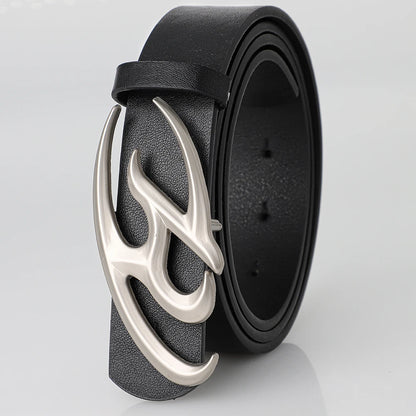 New Stylish Irregular Alloy Buckle Waist Belt, Casual Retro Punk Y2k Belt ，For Men Women Trendy Accessory Belts ，For Ideal Gifts