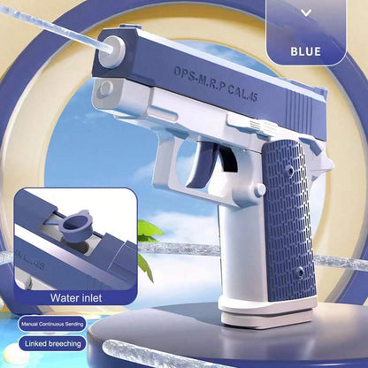 Electric Water Gun Rechargeable Automatic & Manual Spray Gun Capacity Range Up to 32 FT Range for Adults & Kids