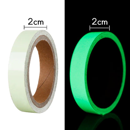 YX Luminous Fluorescent Night Self-adhesive Glow In The Dark Sticker Tape Safety Security Home Decoration Warning Adhesive Tape
