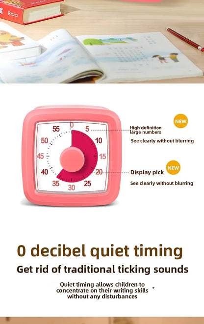 Timer dla dzieci Urządzenie do samodyscypliny Wizualne narzędzie do zarządzania czasem dla uczniów szkoły podstawowej Pomoc w skupieniu się na nauce Zegar do nauki
