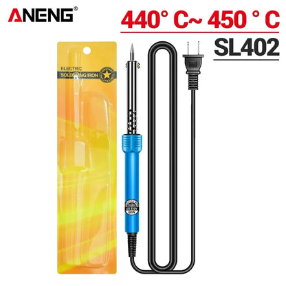 ANENG SL402 Electric Soldering Irons 220/110V Welding Repair Mica Heating Core 30/40/60W Temperature Adjustable Solder Tip Tools