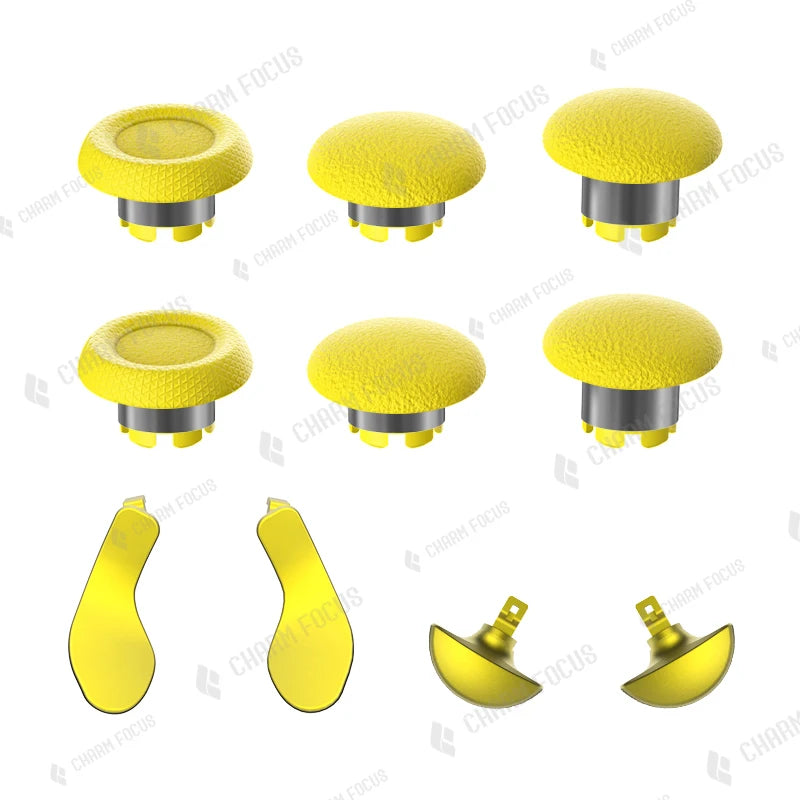 10-in-1 Plastic Thumbstick Joystick Cap for PS5 Edge Controller Analog Joystick 6 Swap Stick 4 Paddle and D-Pad Accessory