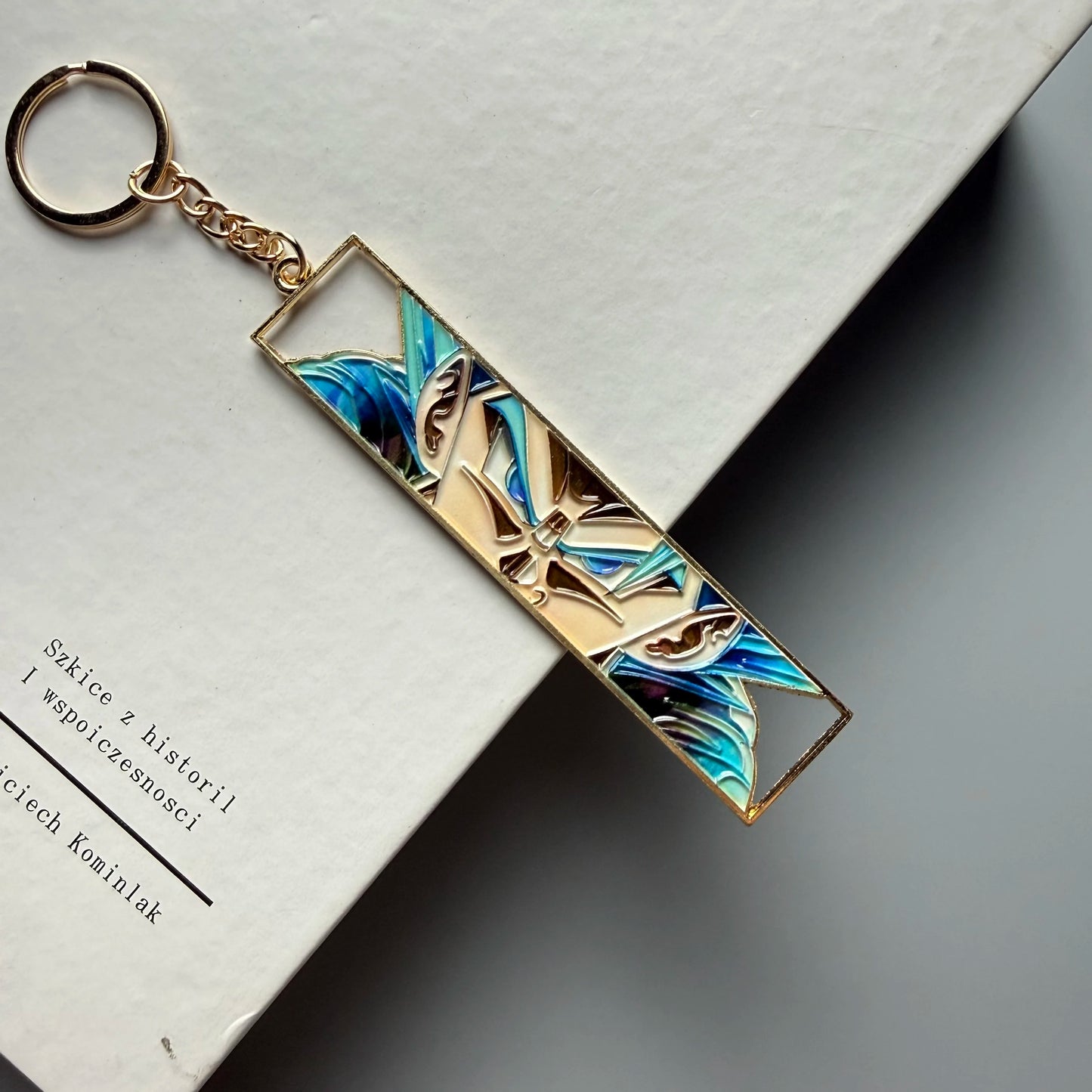 Anime Metal Hollow Out Keychains Bookmark Cute Jet Manga Fashion Bag Key Tag Jewelry Accessory Key Ring Holder Gift Anime