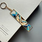 Anime Metal Hollow Out Keychains Bookmark Cute Jet Manga Fashion Bag Key Tag Jewelry Accessory Key Ring Holder Gift Anime