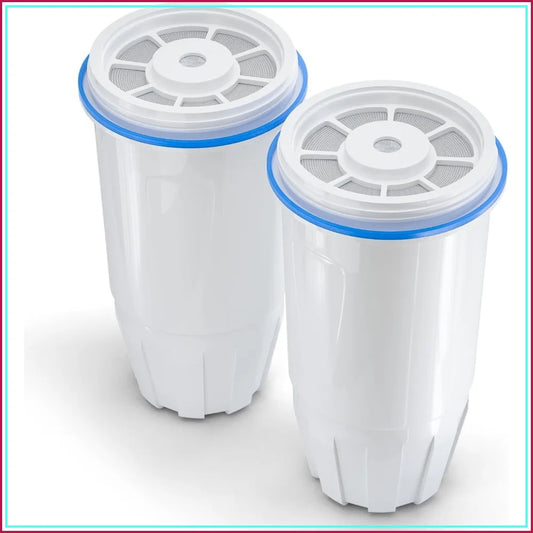 5-Stage Water Filter Replacement for Zero 32 Cup Dispenser & Pitcher, 2-Pack, Reduces Lead, Fast Flow, BPA-Free