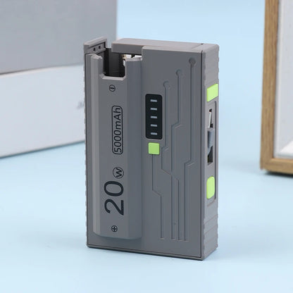 20W DIY Power Bank Box 21700 Universal Battery Charger Case Type-C Fast Charging For Mobile Phone Not Including Batteries