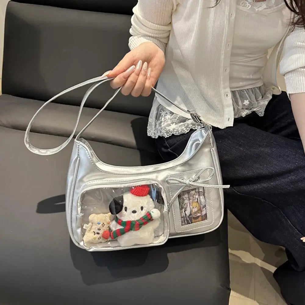 Crossbody Pain Bagzippered Bag Kawaii Bag Girl 2025 Korean Ita Bag Female Japanese Designer Preppy Handbag Shoulder Bag Pain Bag