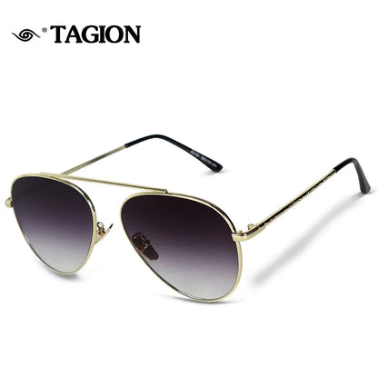 TAGION Brand New Men's Pilot Sunglasses Women Men Alloy Frame Fashion Sunglasses Driving Lenses Unisex Eyewear 2767